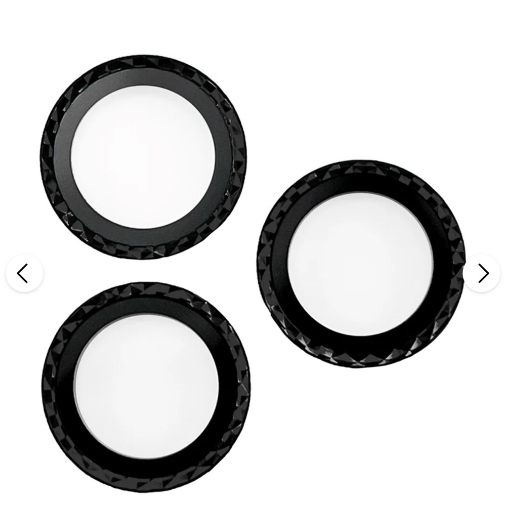 Loopy cases Black Diamond cut camera lens protectortempered glass new in package